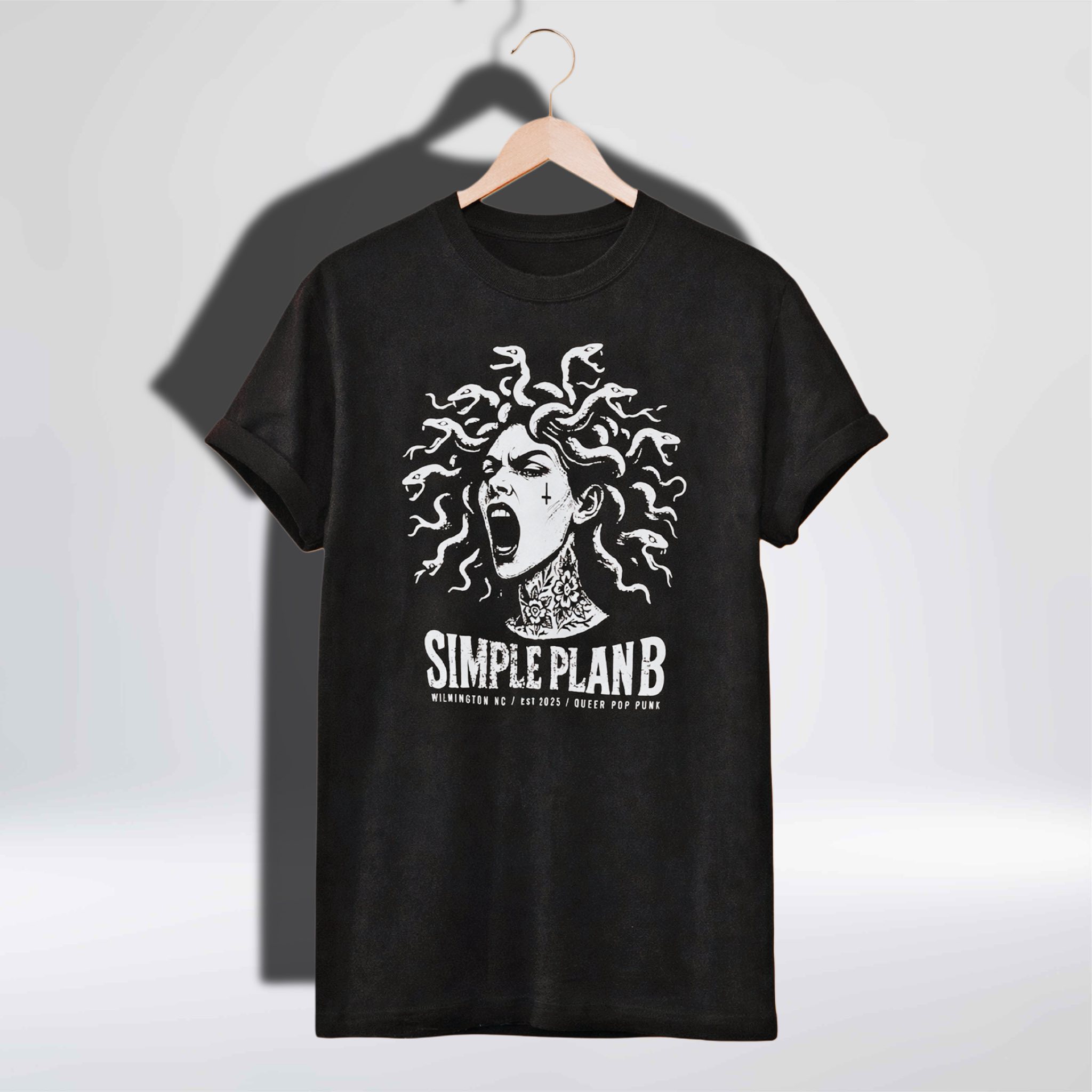 Simple Plan B shirt on hanger