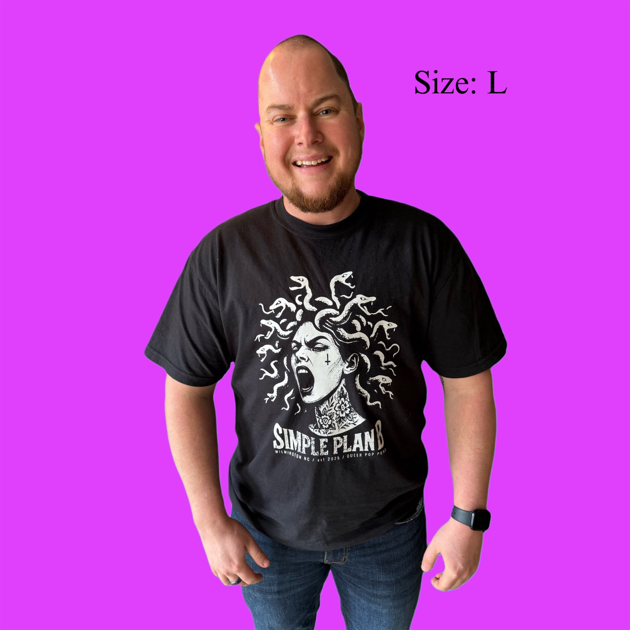 Simple Plan B shirt larger size